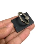 Natural Black Shungite Gemstone 5G CellPhone Radiation Protector - Natural Crystal Phone Holder and Stand - Positive Energy Harmonizer