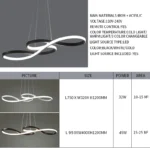 Modern LED Island Pendant Light with Remote and Dimming - Image 5