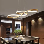 Modern LED Island Pendant Light with Remote and Dimming