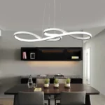 Modern LED Island Pendant Light with Remote and Dimming - Image 3