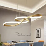 Modern LED Island Pendant Light with Remote and Dimming - Image 2