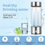 420ml Hydrogen-Rich Water Cup Electric Hydrogen Rich Water Generator Bottle Titanium Quality Filter Portable Antioxidant Lonizer - Image 4