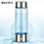 420ml Hydrogen-Rich Water Cup Electric Hydrogen Rich Water Generator Bottle Titanium Quality Filter Portable Antioxidant Lonizer