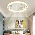 New Ceiling Fan Light Living Room Bedroom Modern and Simple Home Intelligent Remote Control LED Fan Light - Image 2