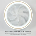 New Ceiling Fan Light Living Room Bedroom Modern and Simple Home Intelligent Remote Control LED Fan Light - Image 3
