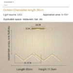 Modern Led Ceiling Chandelier for Table Dining Room Kitchen Bar Pendant Lighting Suspension Design Lusters Luminaires - Image 6