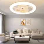New Ceiling Fan Light Living Room Bedroom Modern and Simple Home Intelligent Remote Control LED Fan Light - Image 5