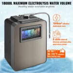 VEVOR pH 2.5-11.2 Alkaline Water Ionizer Machine 6 Water Settings Home Filtration System Up to -850mV ORP 10000 L Per Filter - Image 3