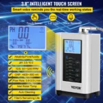 VEVOR Alkaline Water Ionizer PH3.5-10.5 Hydrogen Generator Machine Drinking Purifier Filter 7 Water Settings for Home Appliance - Image 4